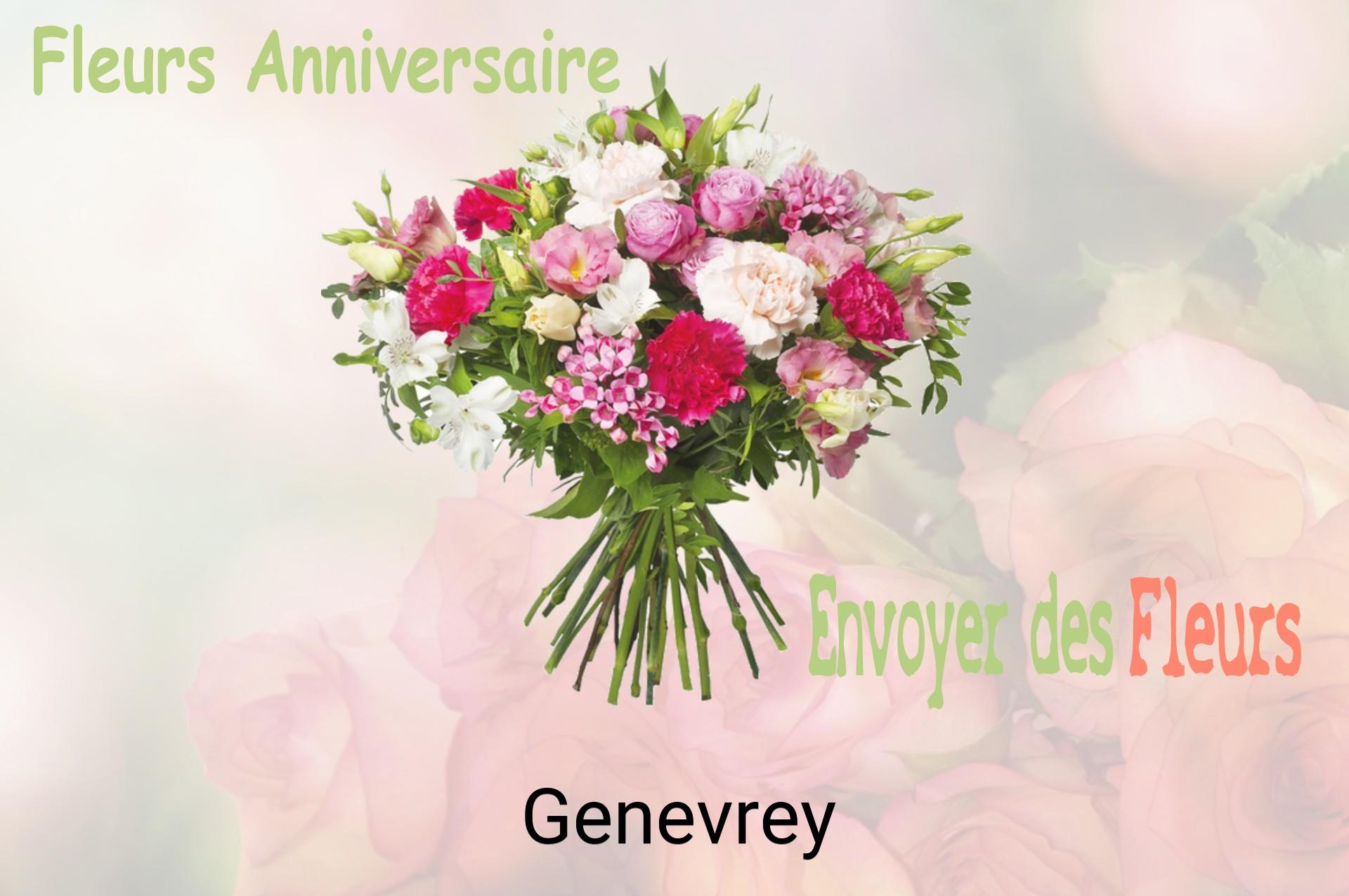 Bouquet de fleurs d’anniversaire livré à Genevrey